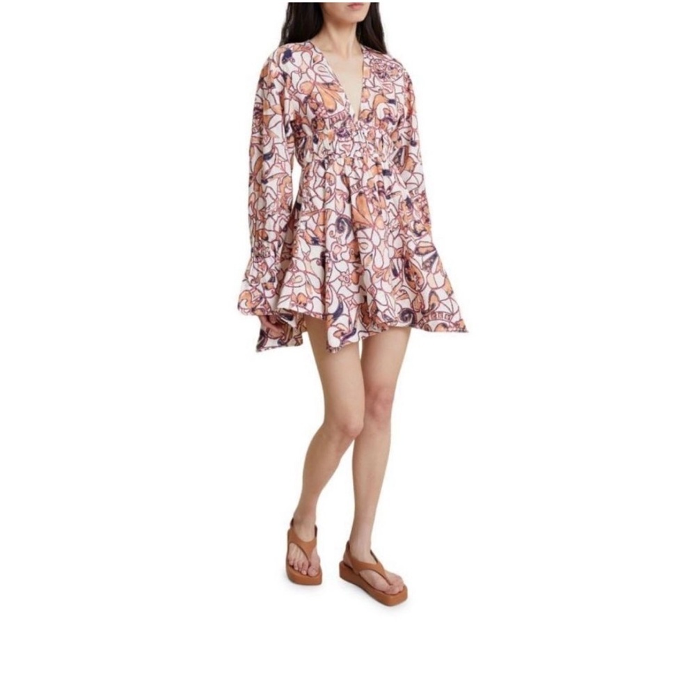 A.L.C. Salina Linen Mini Dress Size 00 NWT - Picture 3 of 7